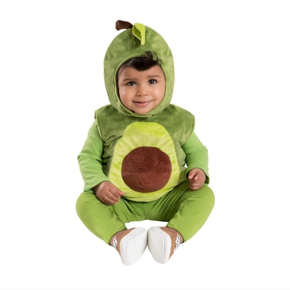 Spirit Halloween Baby Plush Avocado Costume Infant 6-12 Months